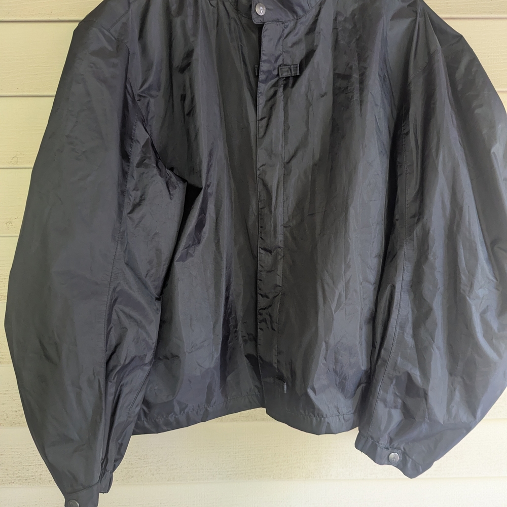 Joe Rocket Black Windbreaker Jacket